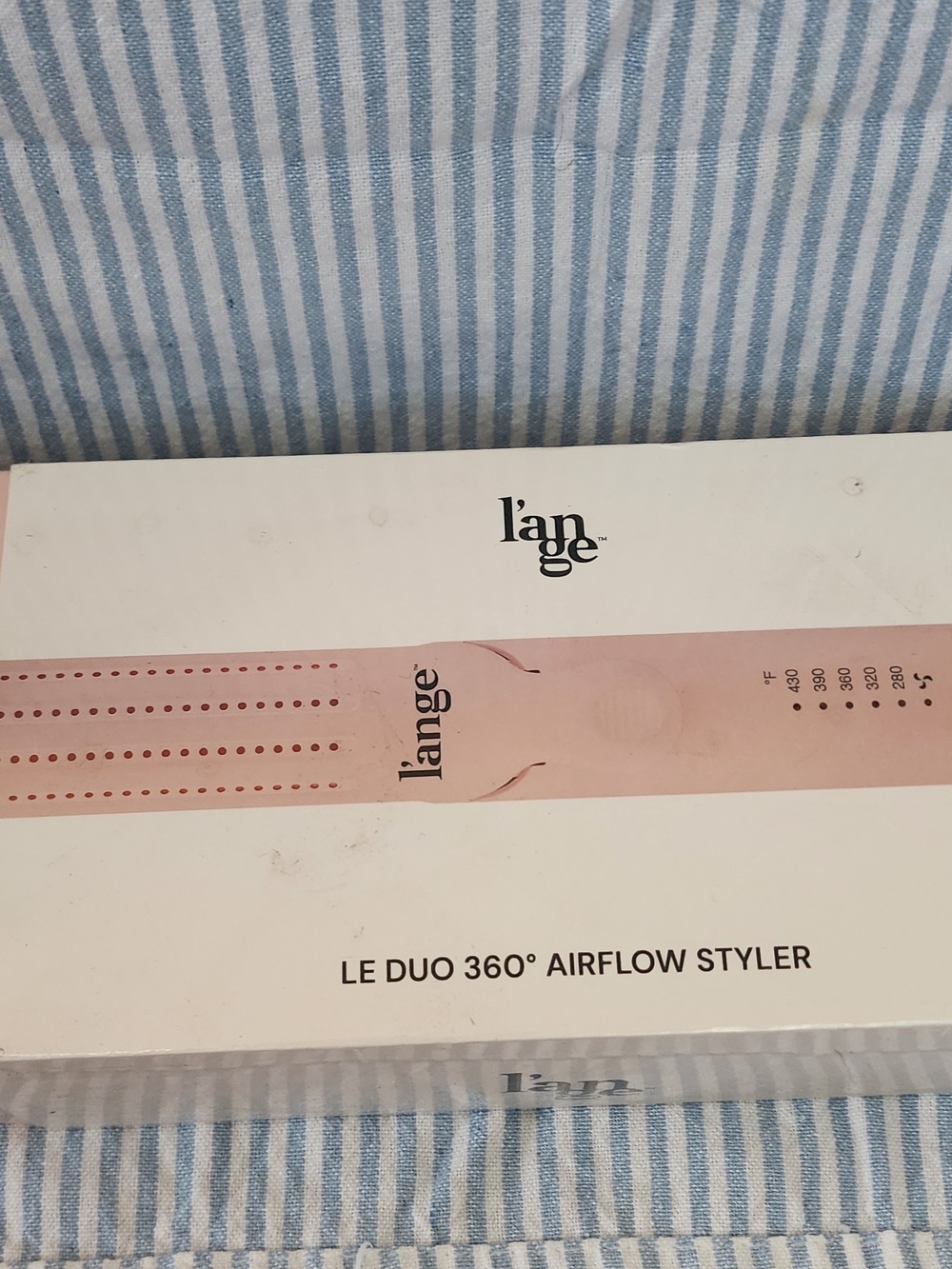 Lange Le Duo 360° Airflow Styler - Blush Pink New Sealed